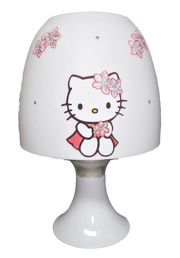 ✿Tischlampe ✿ Hello Kitty Katze Blume ✿ Schlummerlicht ✿ Nachttischlampe