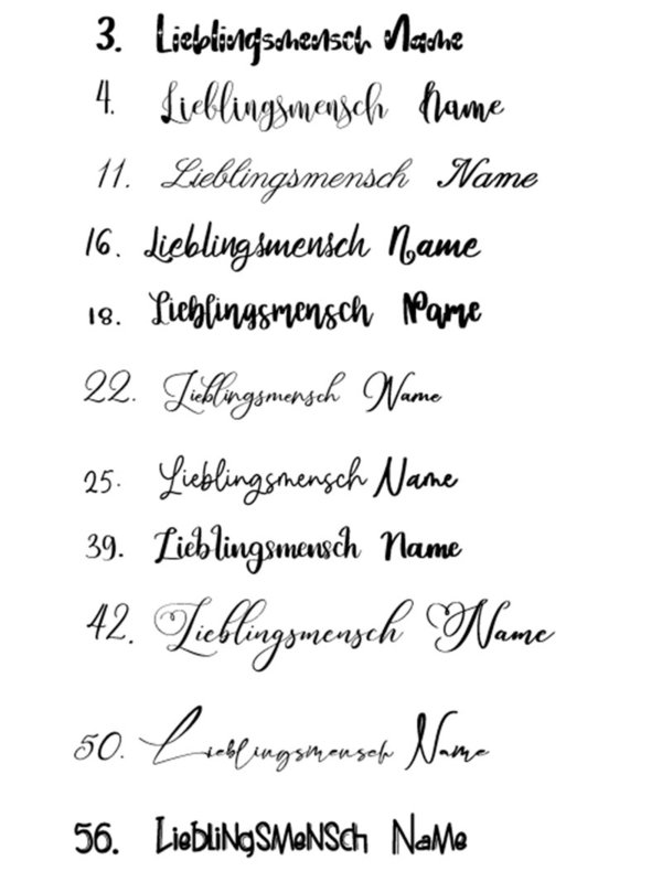 GLITZER-Tasse + Thermosflasche SET „Lieblingsmensch“ mit Wunschname in 11 Schriftarten